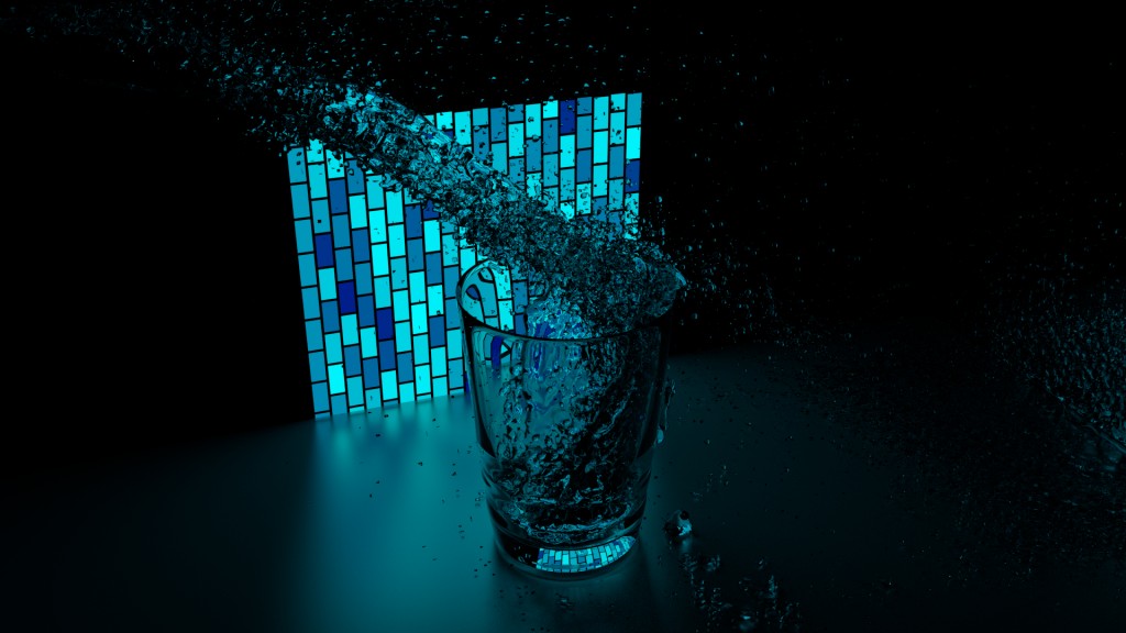 Fluid and optics simulation in blender preview image 1